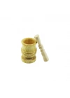 Egonex Taraklı Trk-120 (lüx) (orta Boy) Ahşap Havan (sarımsak Dövecek) (ç:7.3cm-d:6.5cm-y:10.5cm) (brkt-077437)*100