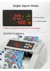Egonex TL, USD, EUR Karışık Para Sayma Makinesi Geçersiz Para Tespit Özellikli