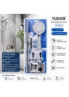 Egonex Tudor Tdr-256 ( Vakumlu & Krom ) Lux Sürgülü Duş Seti*25