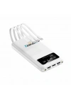 Enerx Enr-p20dc 20000 Mah 2.1 Amper Dahili Kablolu Powerbank Siyah