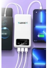 Enerx Enr-p20dc 20000 Mah 2.1 Amper Dahili Kablolu Powerbank Siyah