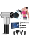 Fascial Gun Rh-320 6 Kademe Hız Ayarlı, 4 Parça Başlıklı, Usb Şarjlı, Masaj Tabanca Aleti