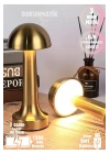 Forlife Dekoratif Şarjlı Led Mantar Masa Lambası Gold Fl-8055
