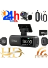 Hd Araç Kamerası Çift Yönlü Dash Cam 4k Uhd Ön Ve 1080p Fhd Arka Kameralı Wifi