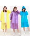 Kadın Erkek Yağmurluk Kapüşonlu Çıtçıtlı Eva Raincoat