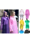 Kadın Erkek Yağmurluk Kapüşonlu Çıtçıtlı Eva Raincoat