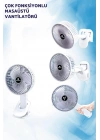 Klipsli Vantilatör & Taşınabilir Fan Şarjlı Fan Bs-5003