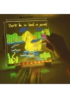 Led Işıklı Çizim Tahtası (20x20cm)