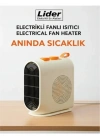 Lider Harza 2000 W Fanlı Isıtıcı Yatay