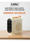 Lider Harza 2000 W Fanlı Isıtıcı Yatay