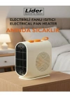 Lider Harza 2000 W Fanlı Isıtıcı Yatay