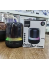 MAX-19 şeffaf RGB işık Mini BT hoparlör kablosuz aktif Subwoofer Stereo bas Mini hoparlör