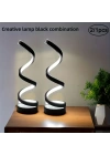 Modern Spiral Led Masa Lambası