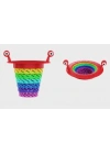 Renkli 6 Kademeli Lavabo Süzgeci