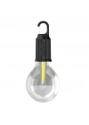 Rustik Taşınabilir Şarjlı Tasarruflu Ampul 10w Led Lamba Type-c Şarj Askılı Asma Aydınlatma