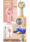 Şarjlı Taşınabilir El Tipi Mini Fan Egonex 505