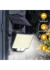 Solar Bahçe Aydınlatma Lambası 108 Led Lf-2501b