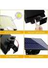 Solar Bahçe Aydınlatma Lambası 108 Led Lf-2501b
