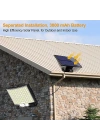 Solar Bahçe Aydınlatma Lambası 108 Led Lf-2501b