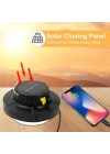 Solar Panelli Telefon Şarj Özellikli Çok Fonksiyonlu Kamp Lambası Aydınlatma