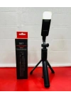 Universal Q07 6 Inç Halka Işık Taşınabilir Bluetooth Selfie Stick Tripod