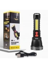 Usb Glare Charging Flashlight El Feneri Zj-05