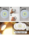 Uzaktan Kumandalı Yapışkanlı 3lü Led Spot Lamba