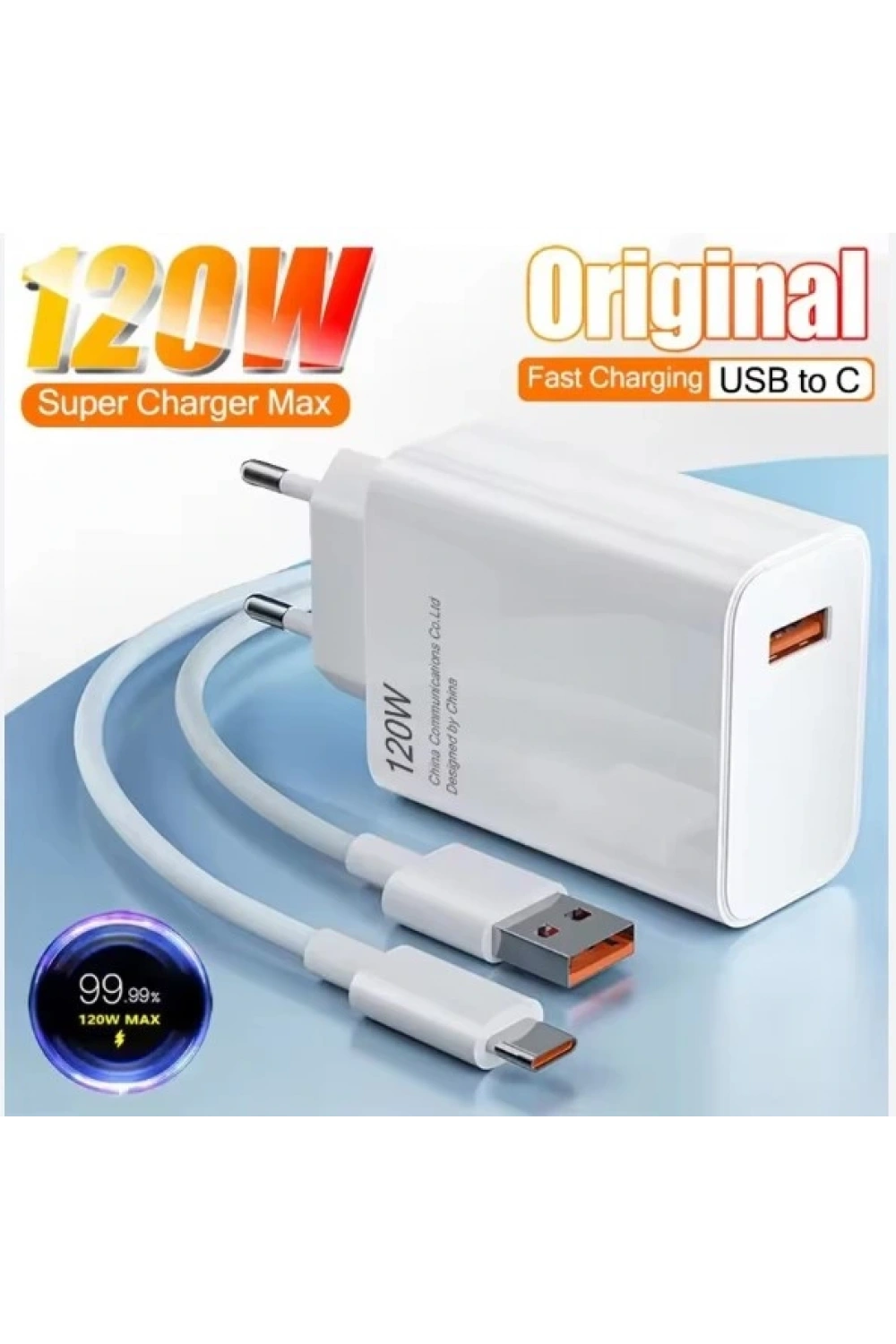 120 Watt Hızlı Çift Turbo Şarj Cihazı