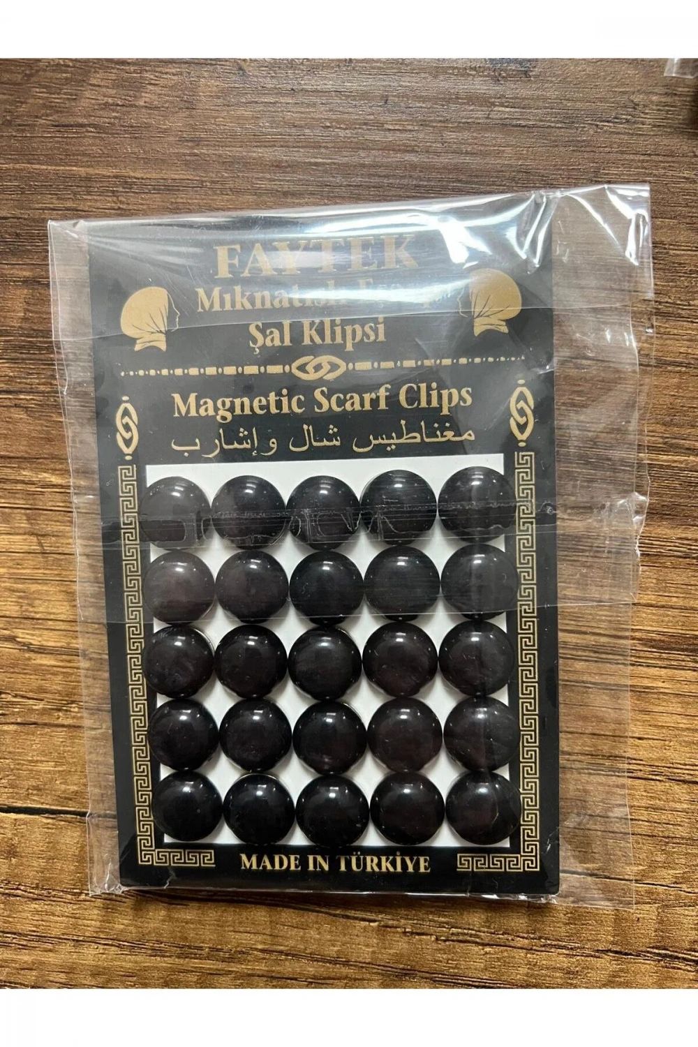 25 Takım Mıknatıslı Eşarp Şal Klipsi
