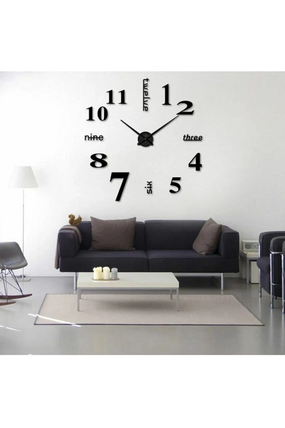 3d Wall Dıy Clock Yeni Nesil 3d Duvar Saati