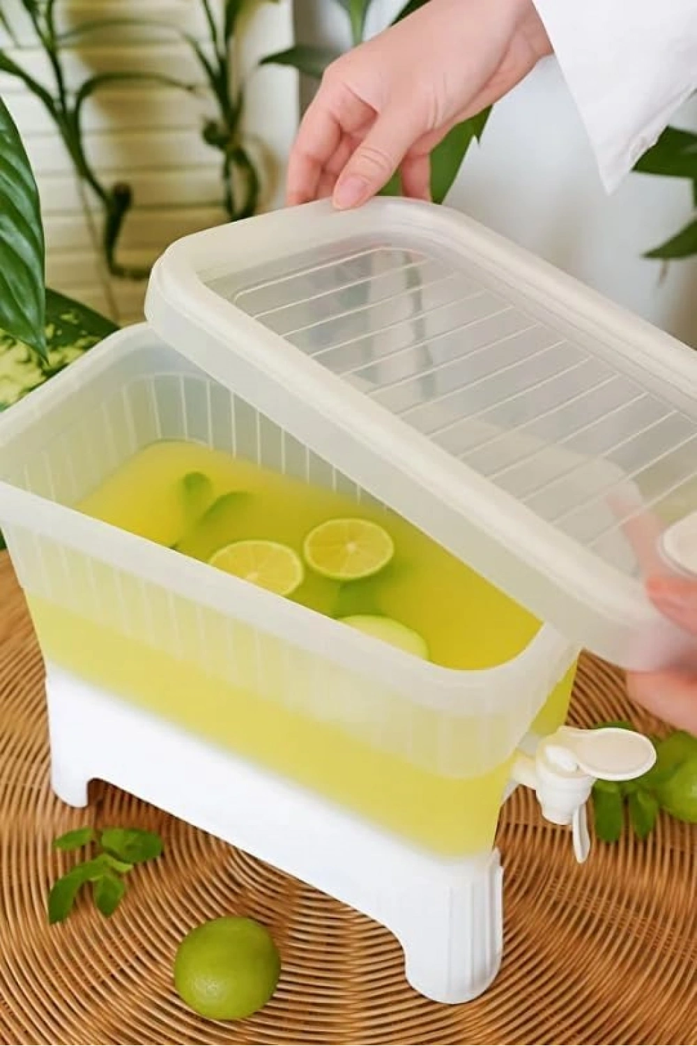 4 Litre Su Limonata Sebili Antrasit Sebil
