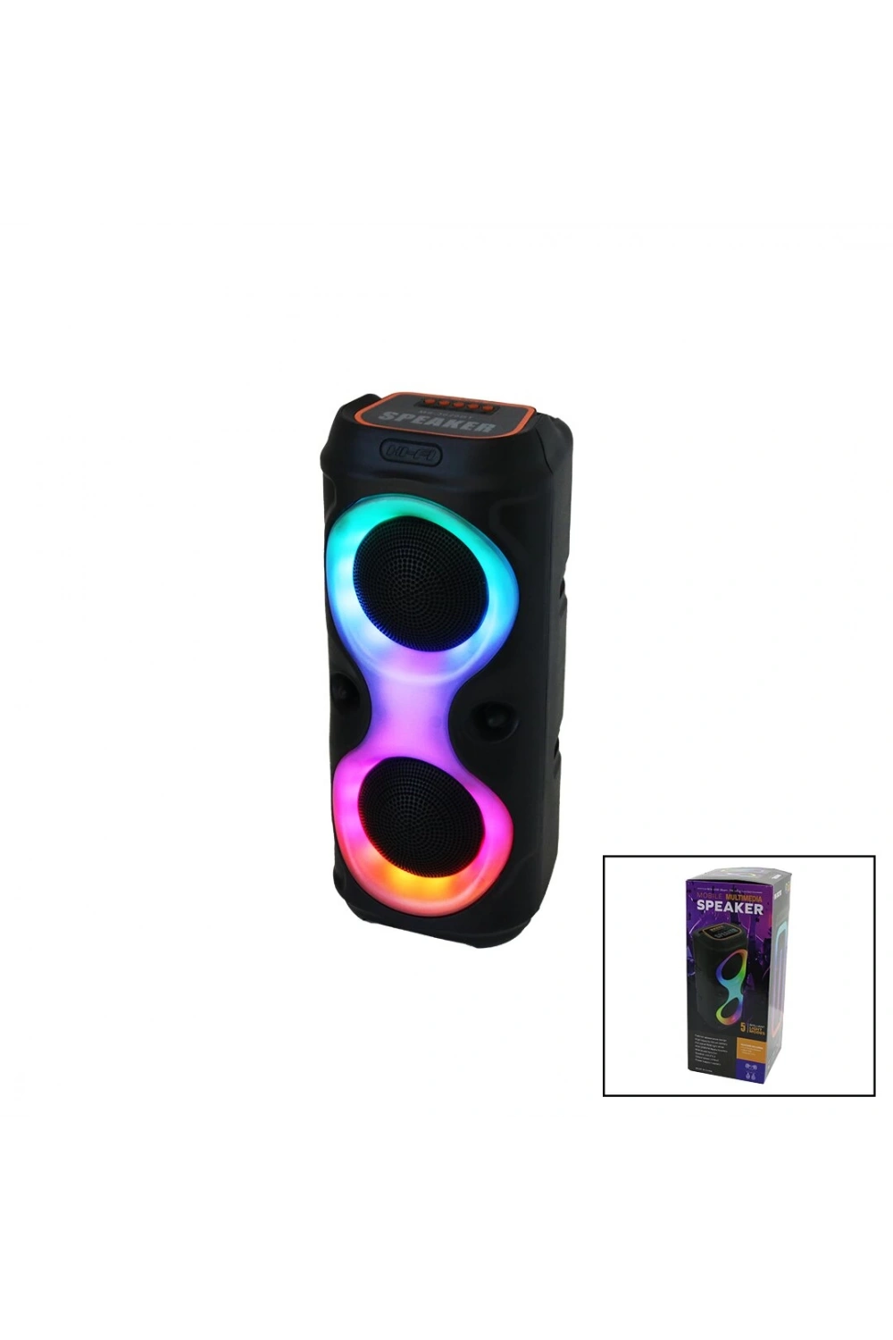 5 Brıllıant Ms-3628bt Pl-4624 ( 4 X 2 ) ( Usb Şarjlı ) ( Bluetooth ) ( Usb & Dc 5v ) ( Rgb Işıklı ) Speaker Hoparlör ( 10w X 2 )*12