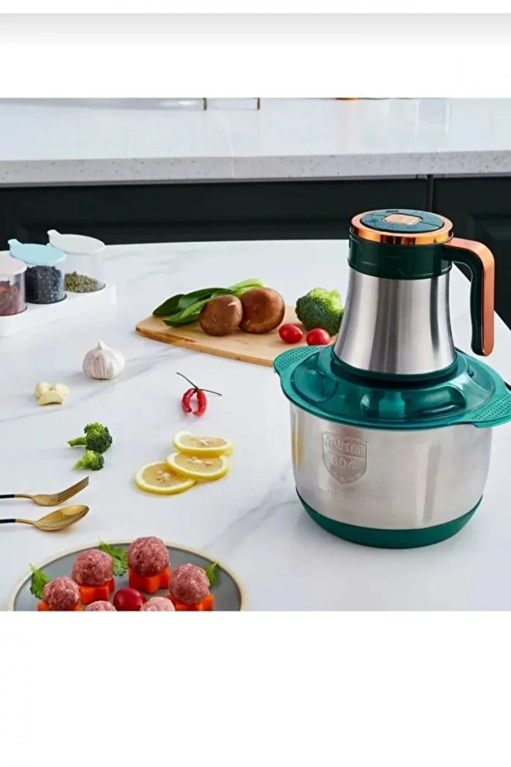 5 Litre 5 Bıçaklı Blender Kıyma Dograyıcı Robot Rondo