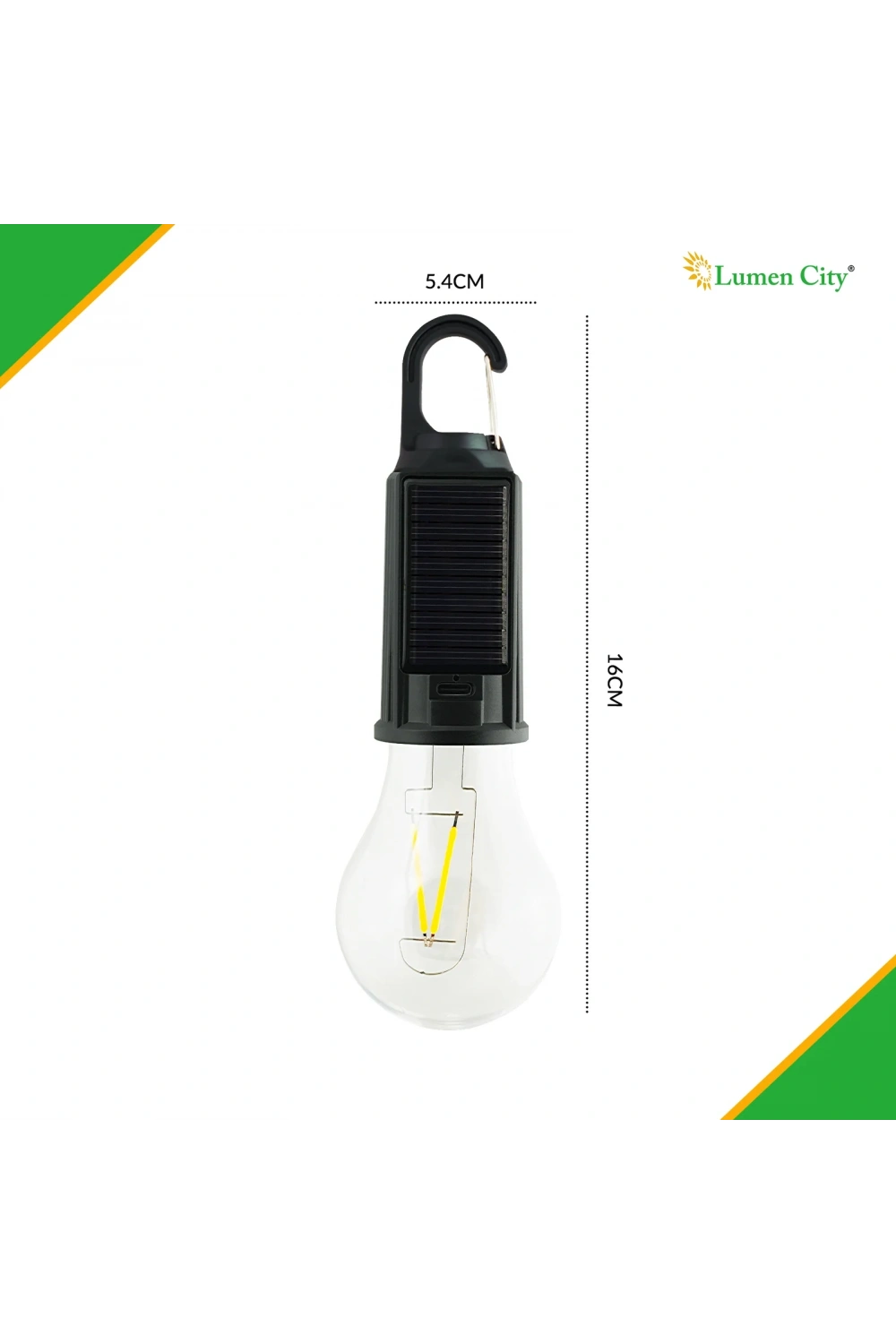 Solar Güneş Enerjili Led Ampul 3 Modlu Uzaktan Kumandalı Solar Camping Lamp