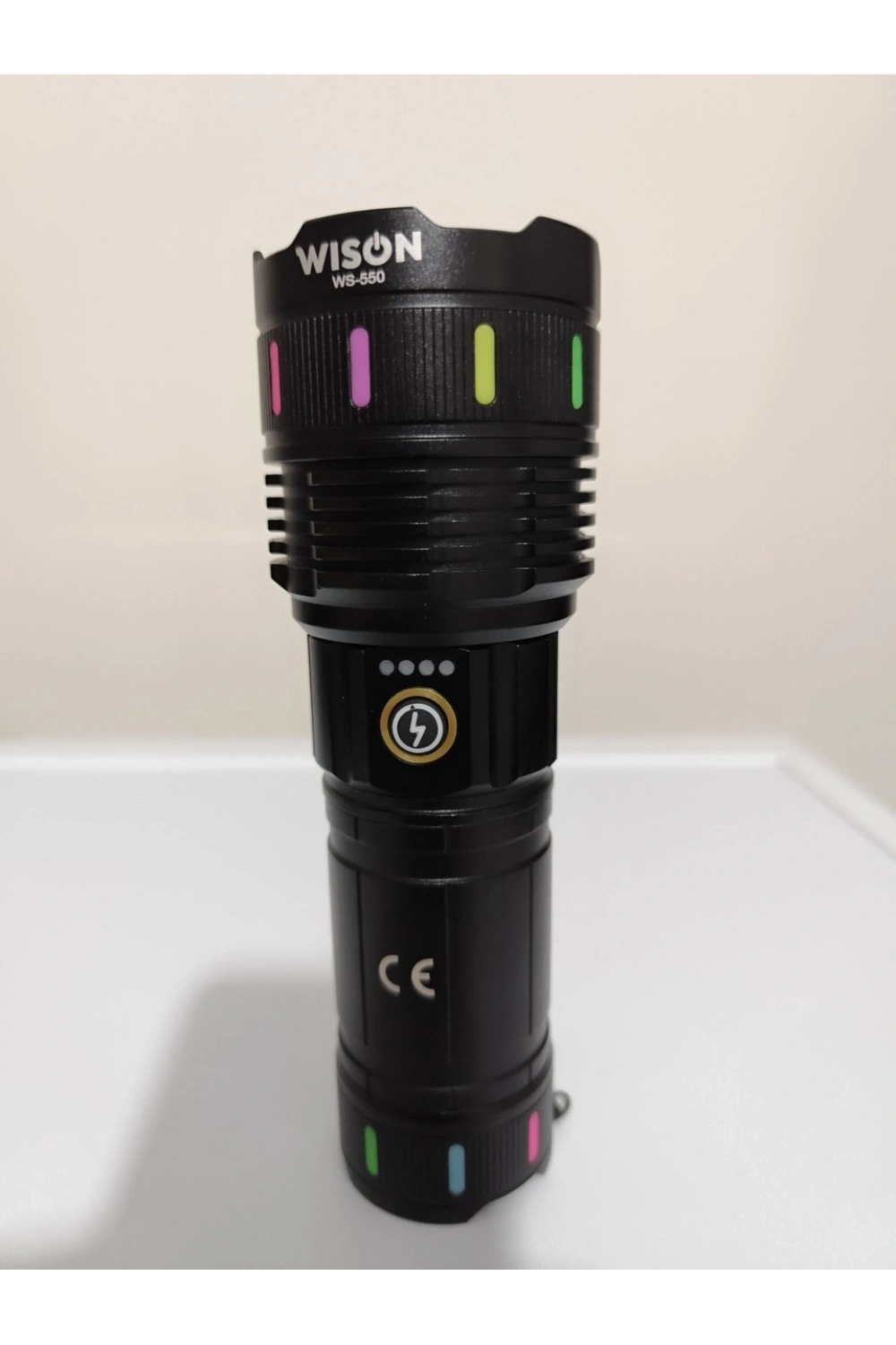 Wıson Wison Ws-550 30w 3000 Lümen Zoomlu Profosyonel El Feneri