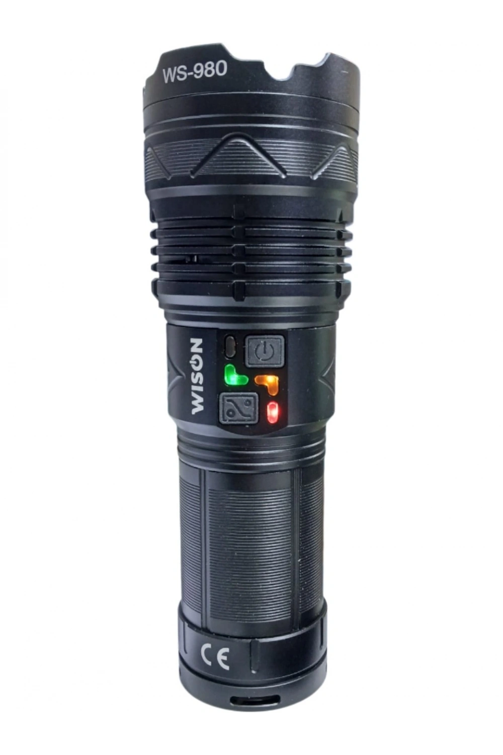 Wıson 980 Profesyonel Zoomlu El Feneri | 60w – 7000 Lümen – 13.200 Mah – Type‑c – Metal Gövde