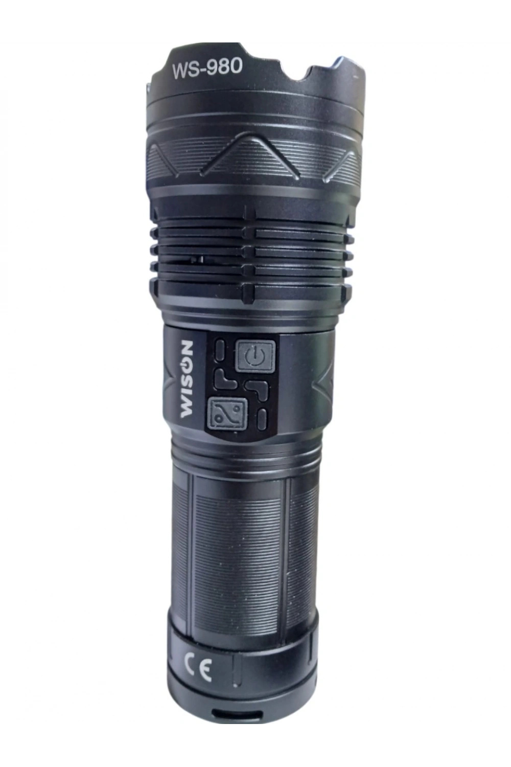 Wıson 980 Profesyonel Zoomlu El Feneri | 60w – 7000 Lümen – 13.200 Mah – Type‑c – Metal Gövde
