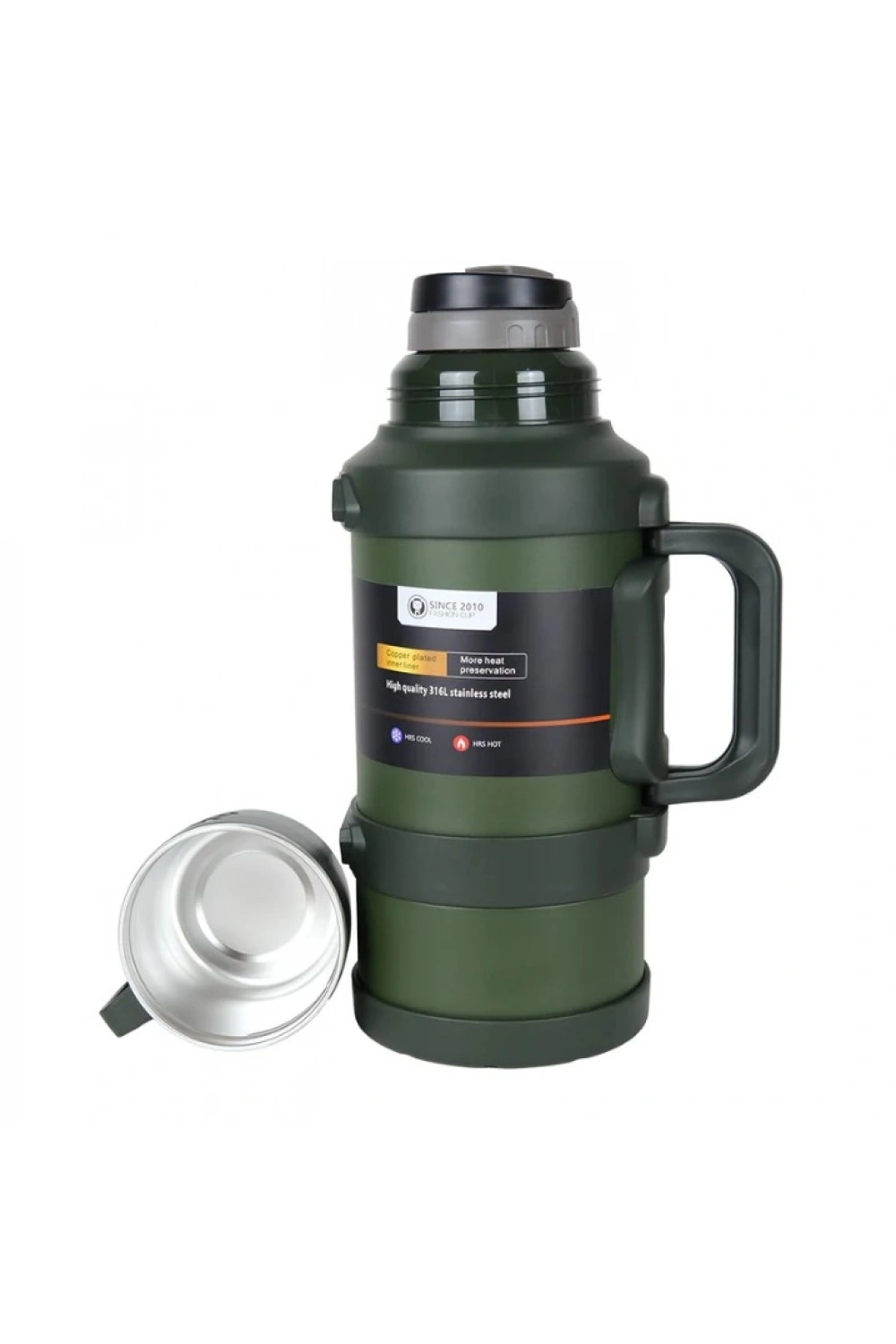 Safe Paslanmaz Çelik 3.2 Litre Termos 48 Saat Sıcak Soğuk Tutma