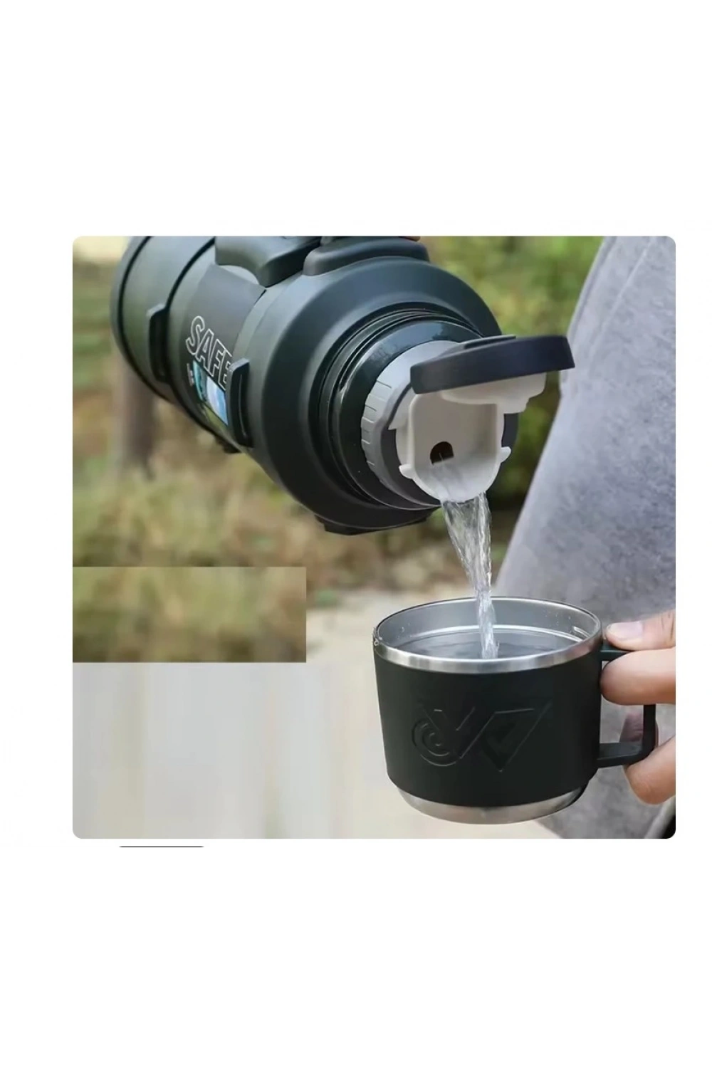 Safe Paslanmaz Çelik 3.2 Litre Termos 48 Saat Sıcak Soğuk Tutma