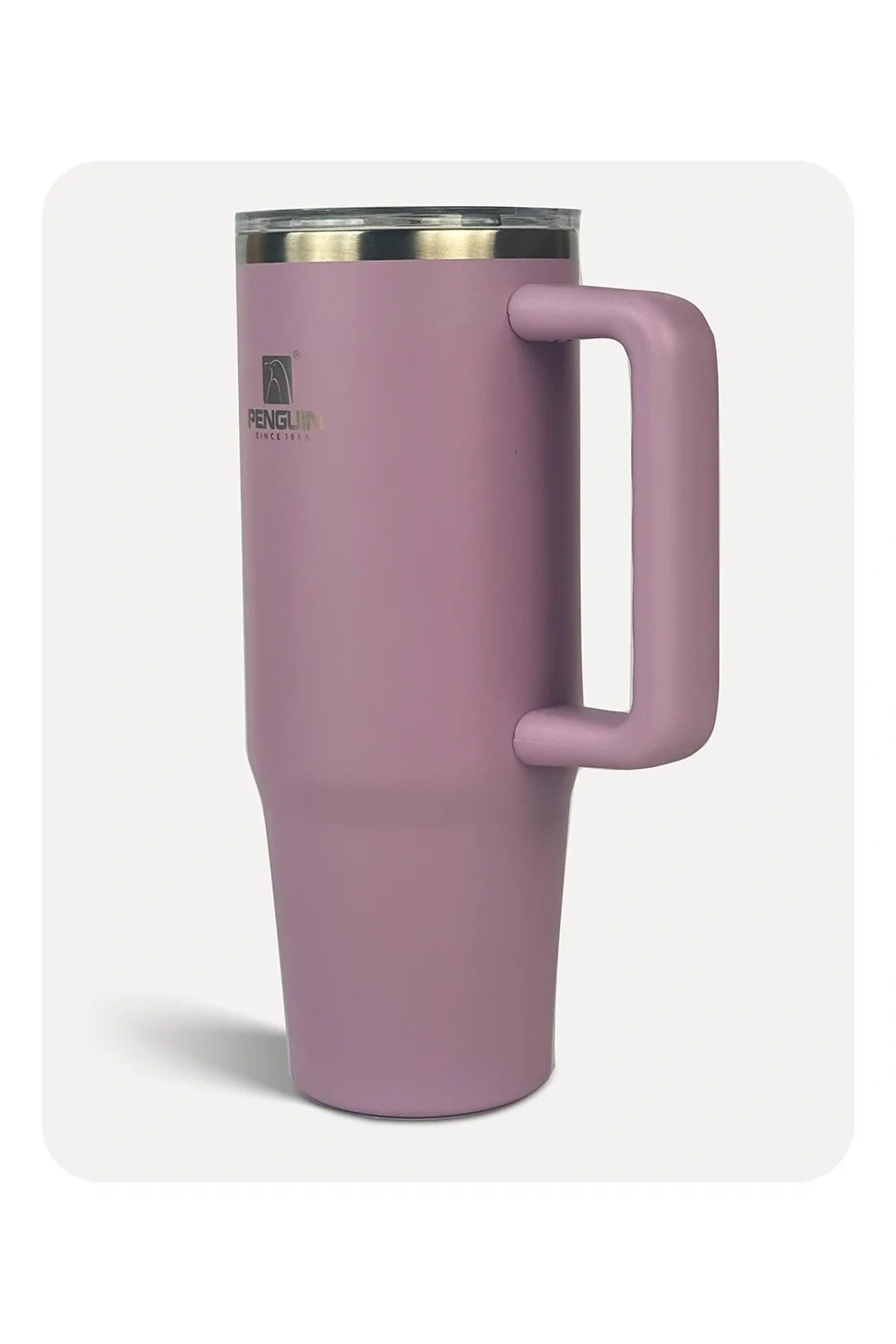 Penguin Termos Pipetli Termos Bardak 900 Ml Paslanmaz Çelik Mor