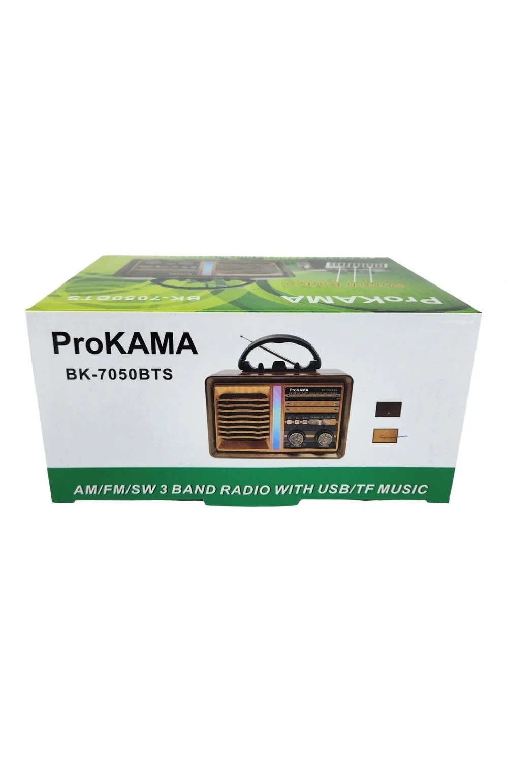 Prokama Çok Fonksiyonlu Ahşap Radyo BK-7050BTS