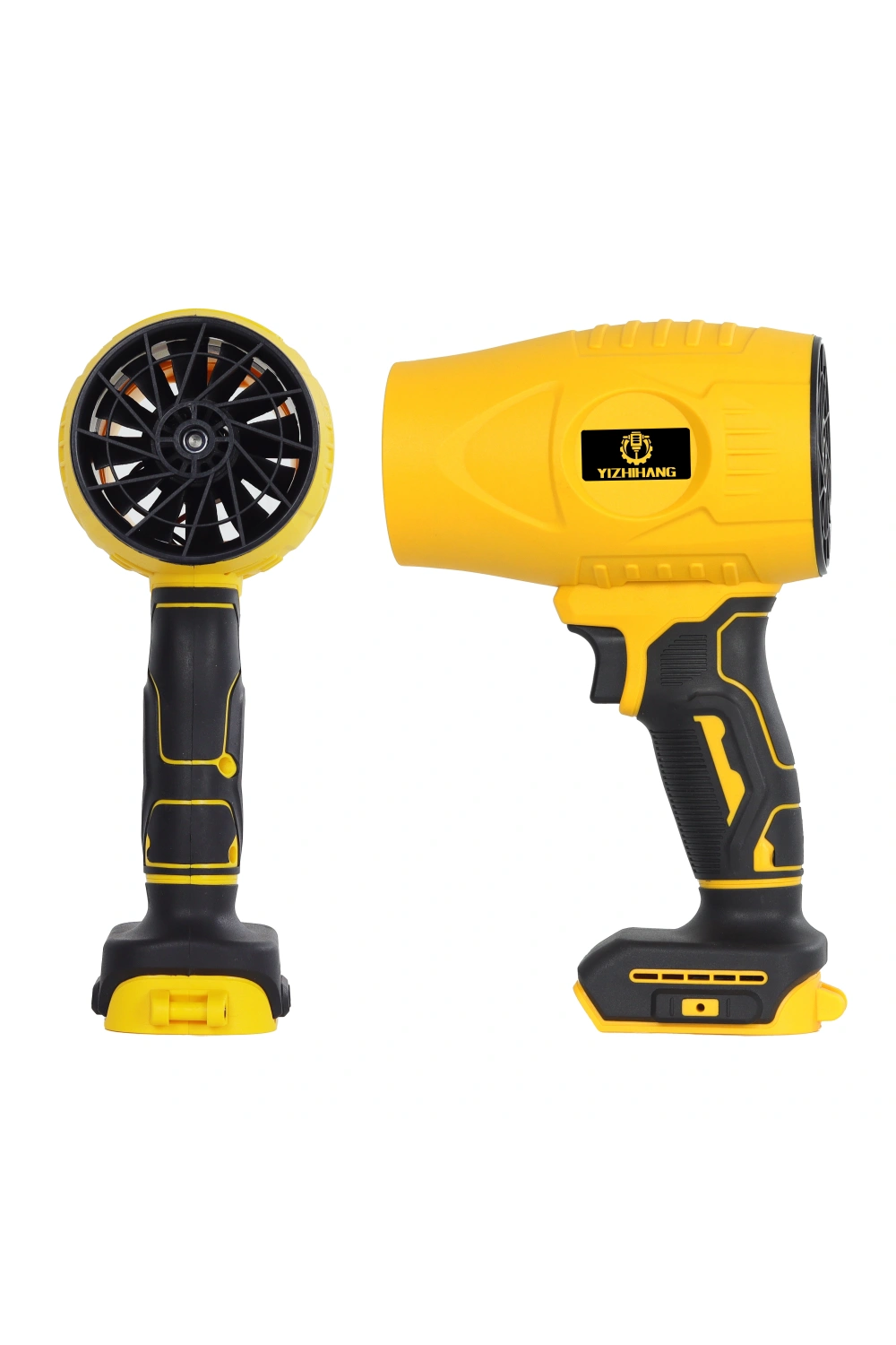 Gold Orion 21V Kablosuz Hava Üfleyici | 32.000RPM Turbo Fan, 12.000mAh Batarya, Bahçe & Araç Kurutma / Sarı