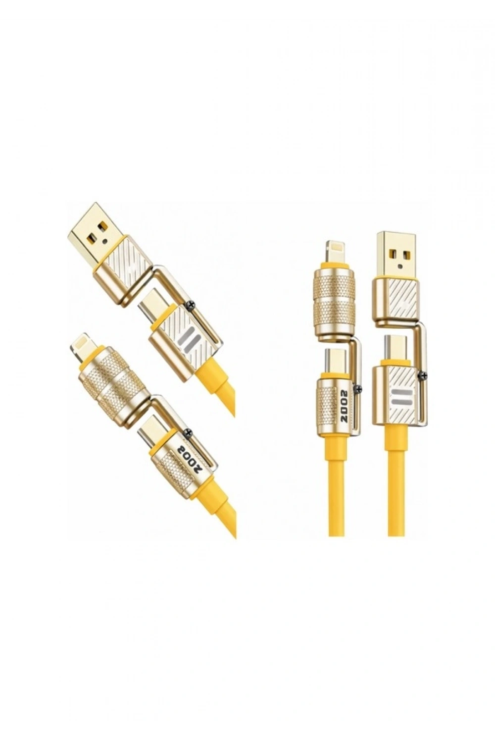 Platoon Pl-8631 4in1 Hızlı Şarj Ve Data Kablosu Type-c / Lightning / Micro Usb