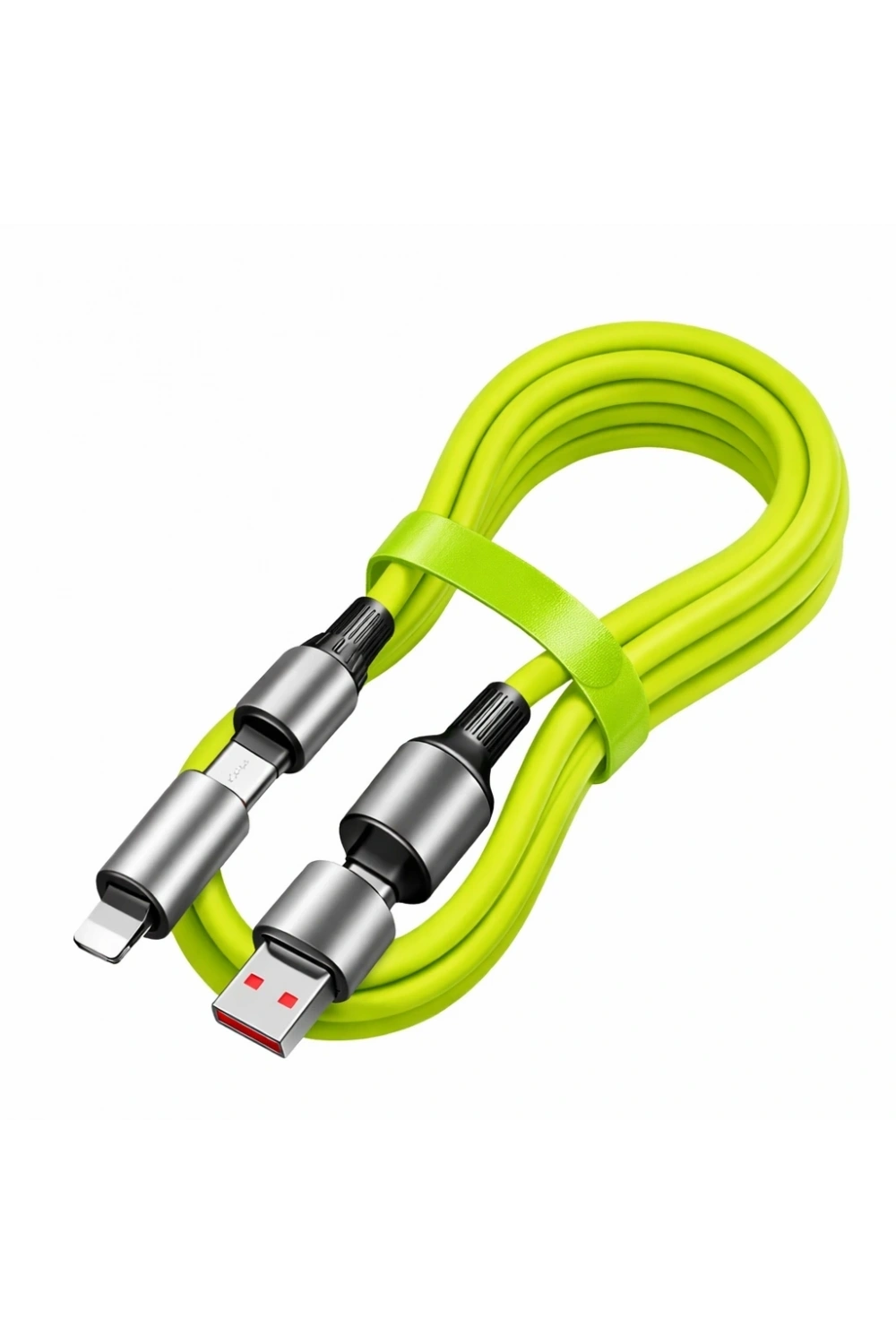 Platoon PL-8632 4-in-1 240W PD Hızlı Şarj Kablosu – Type-C Lightning Destekli