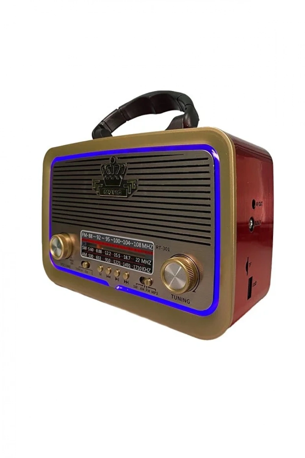 Ahşap Görünümlü Nostaljik Radyo Yage YG-300