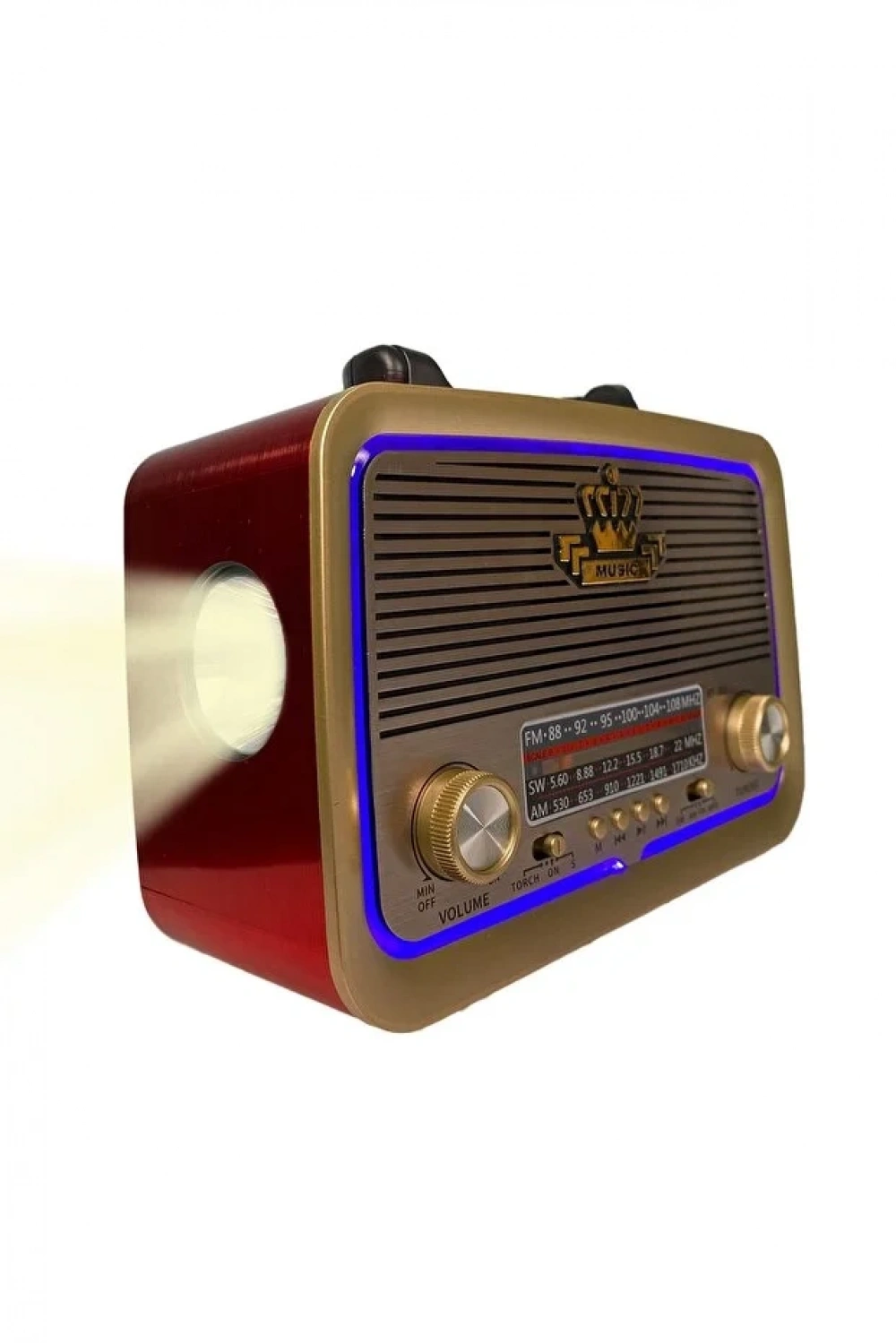 Ahşap Görünümlü Nostaljik Radyo Yage YG-300