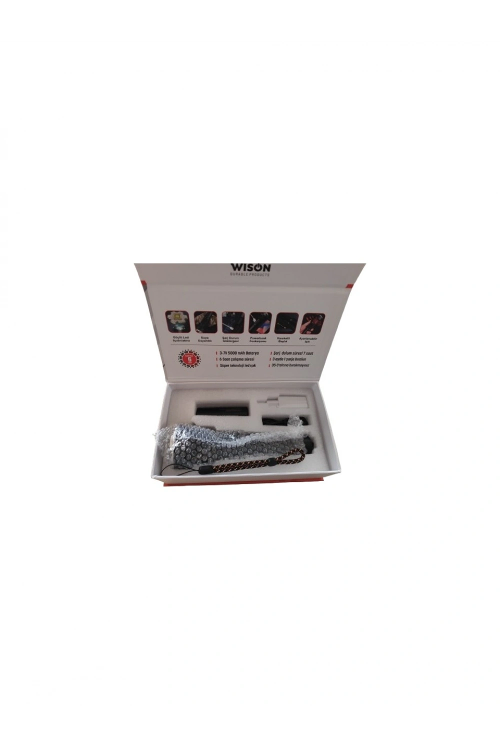 WISON Wıson WS-7878 30 Watt 3000 Lümen Uzun Menzilli Fener