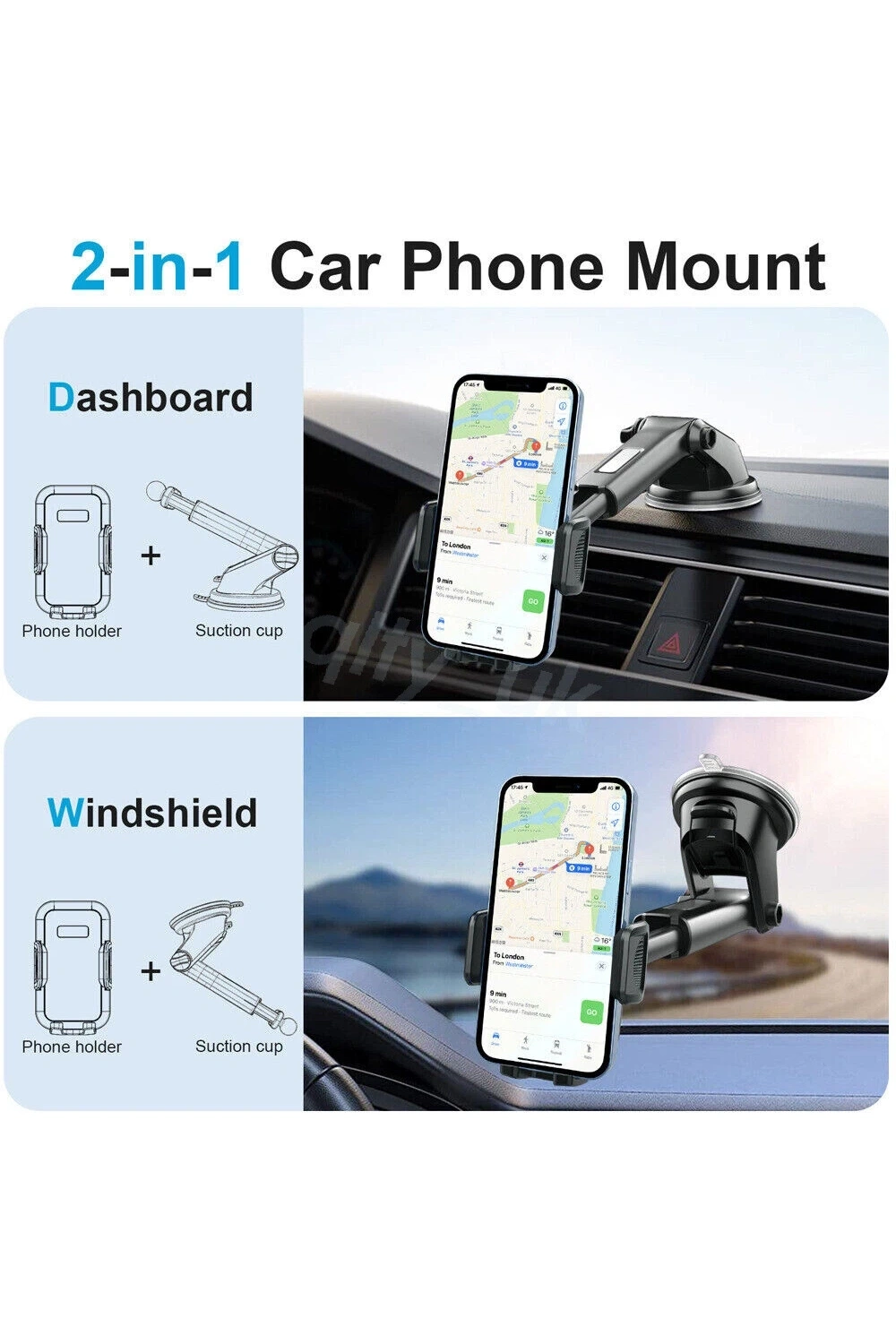 Çok Amaçlı Car Holder Araç Içi Telefon Tutucu JX-104