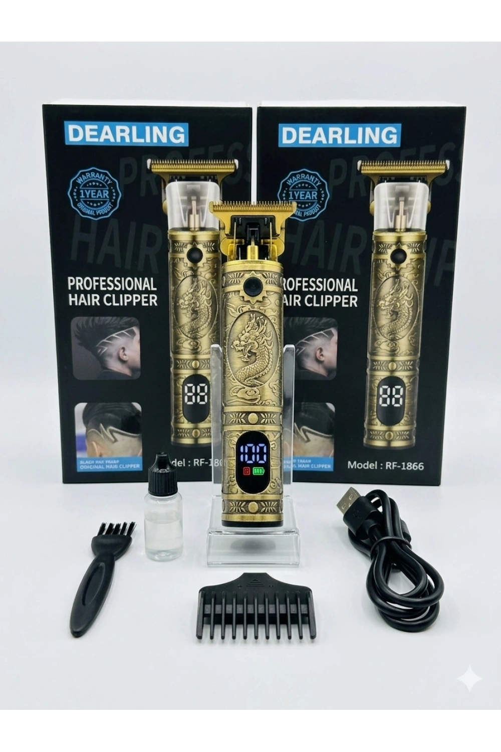 Dearling Şarjlı kablosuz Saç ve Sakal Kesme Makinesi RF-1866