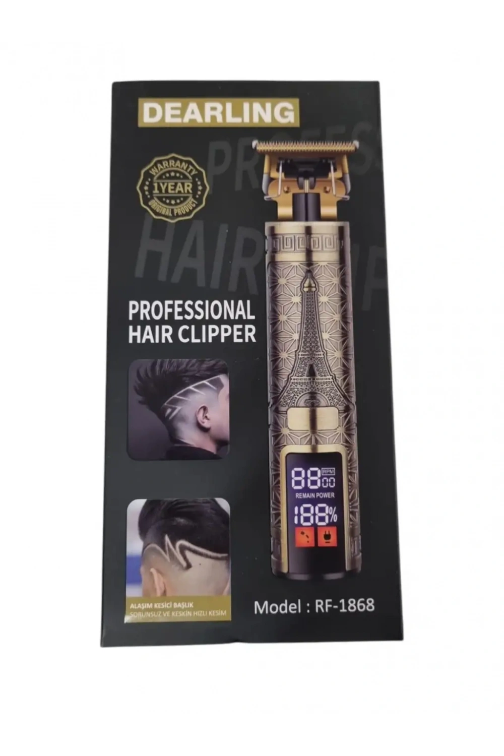 Dearling Profesyonel Saç Sakal Tıraş Makinesi RF-1868